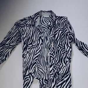 Zebra print shirt